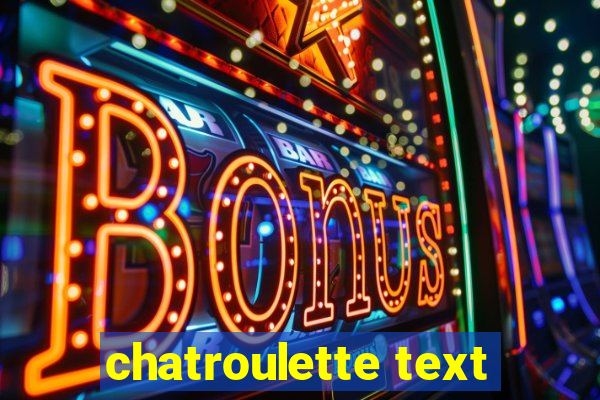 chatroulette text