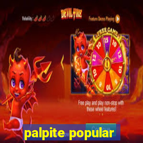 palpite popular