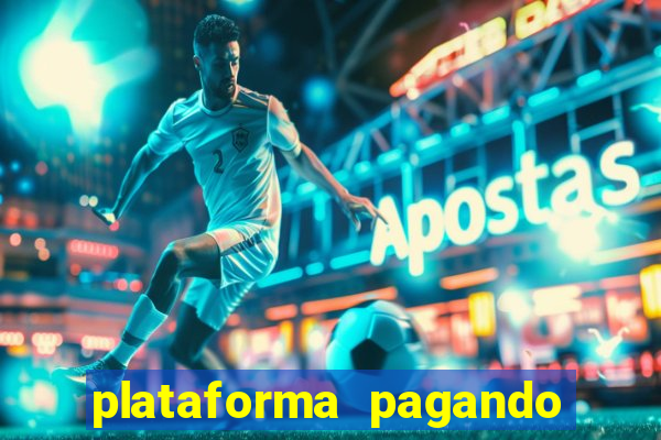 plataforma pagando bonus no cadastro